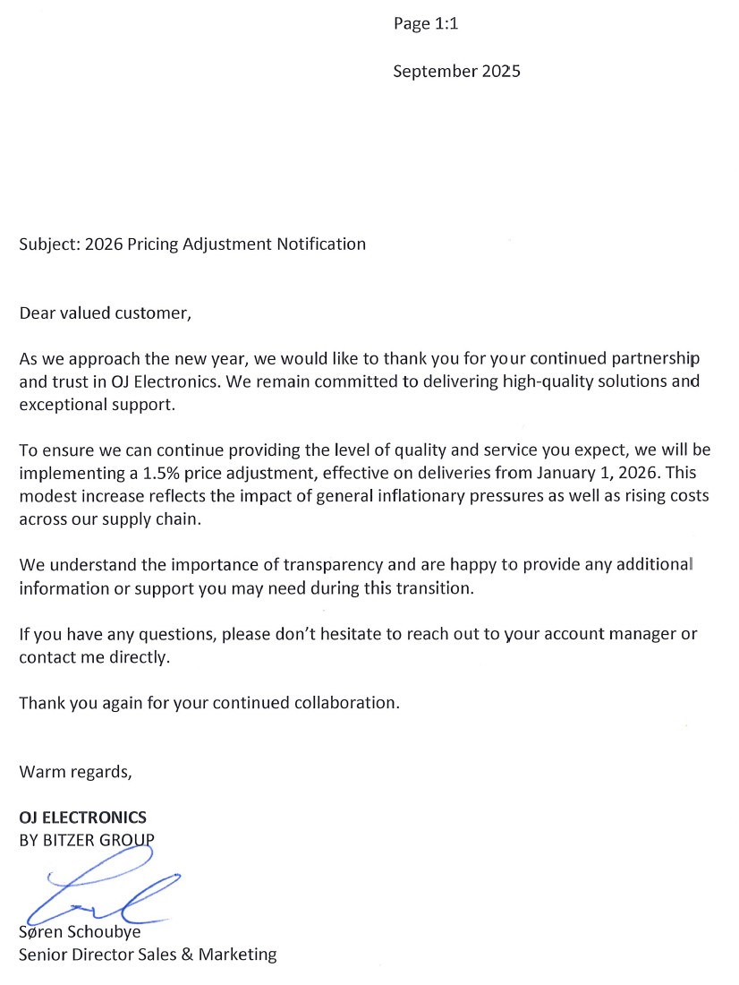 OJ prisstigning 01.01.2026